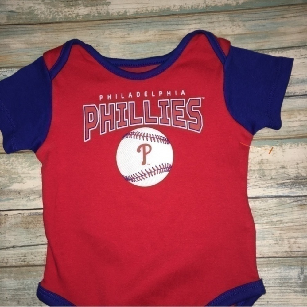 MLB Philadelphia Phillies Red Onsie - Picture 2 of 4